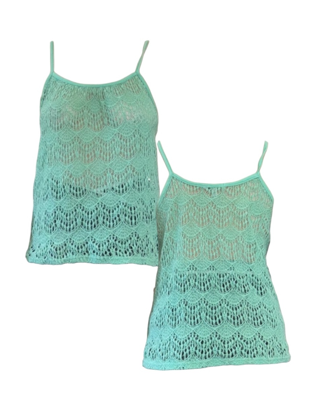 Cotton On Mint Green Crochet Spaghetti Strap Camisole